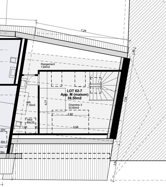 62-7 - NOUVELLE PROMOTION Domaine de Chiblins - Triplex de 4.5 pièces