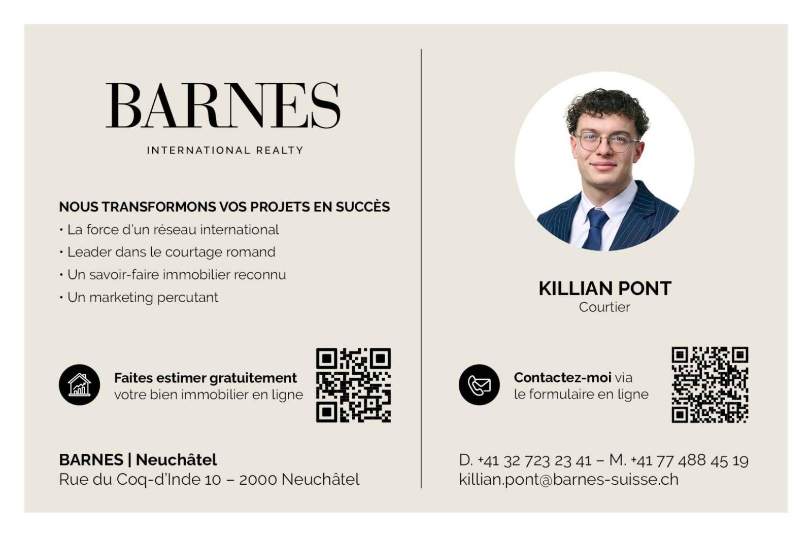 Appartement de 2.5 pièces au bord de l'eau