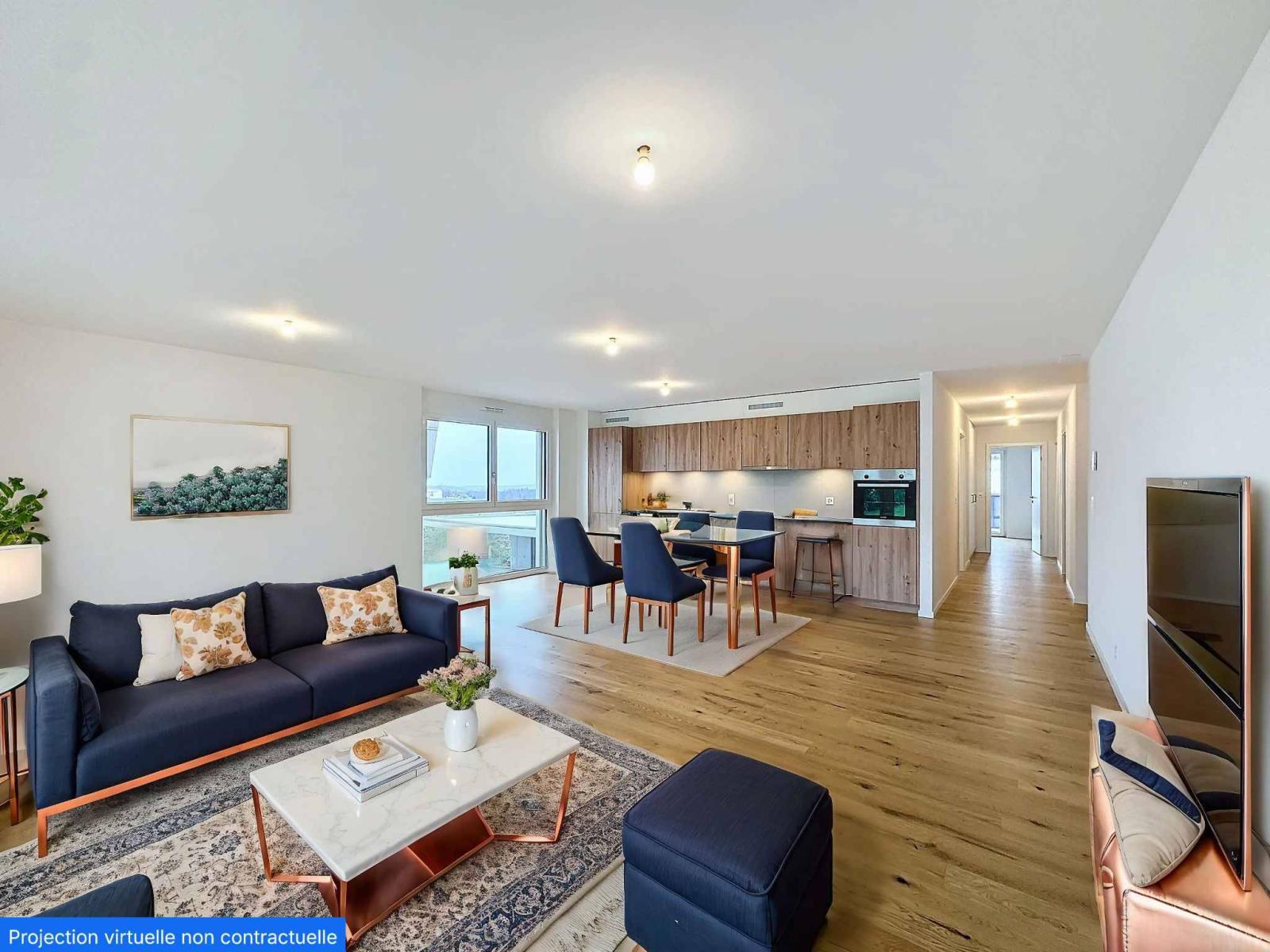 Spacieux 4.5 pièces "NEUF" au rez-de-chaussée