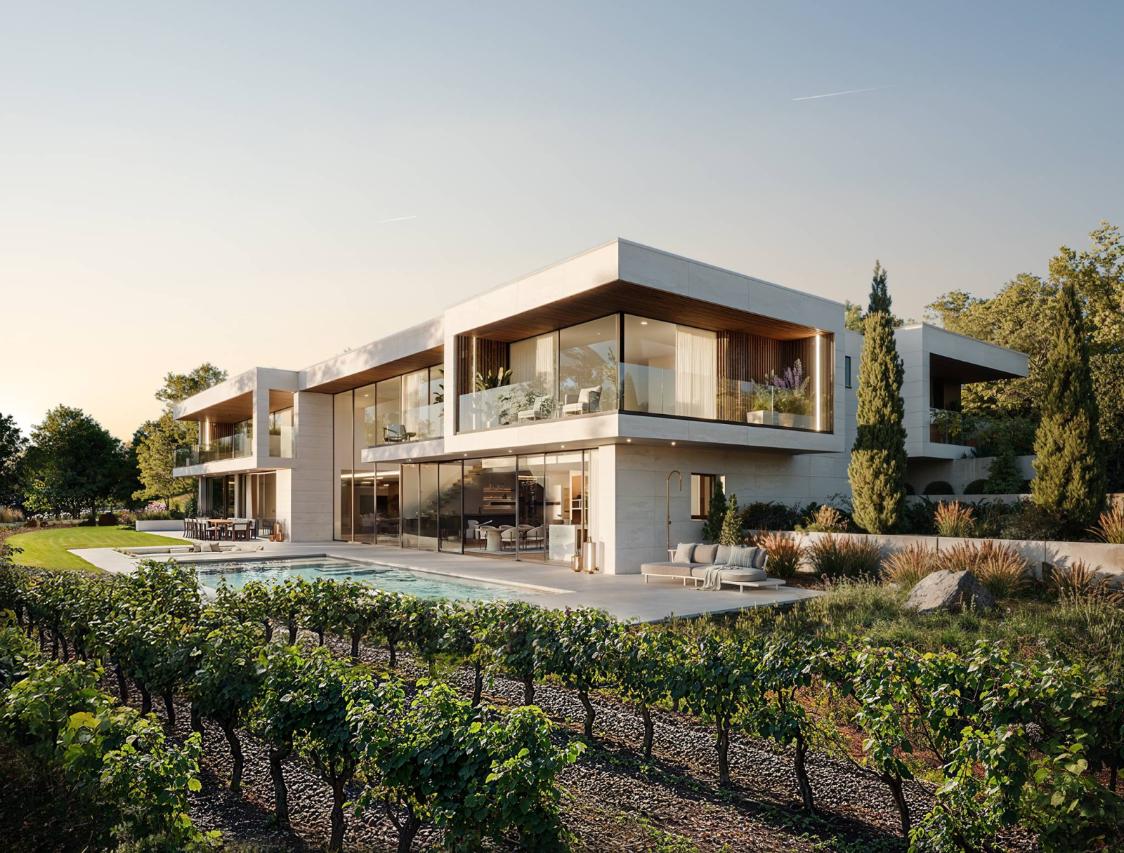 Propriété d’exception avec vue panoramique sur le lac 