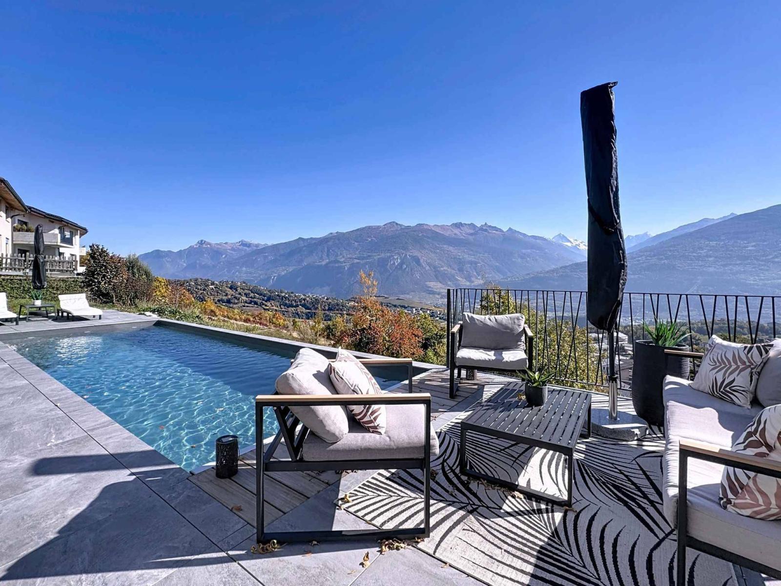 Villa avec piscine -vue panoramique 