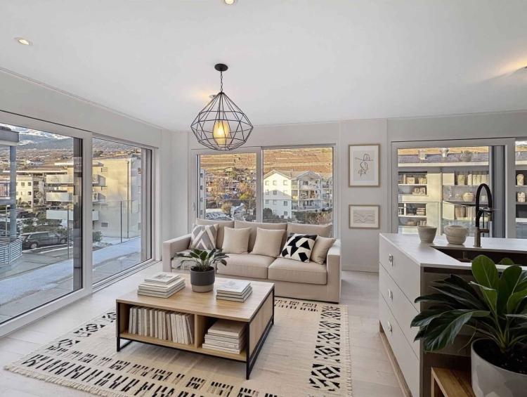 Appartement 4 pièces lumineux avec vue montagne