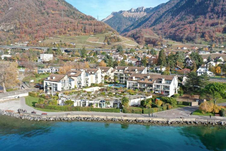 Splendide appartement en première ligne du lac Léman avec une vue exceptionnelle​