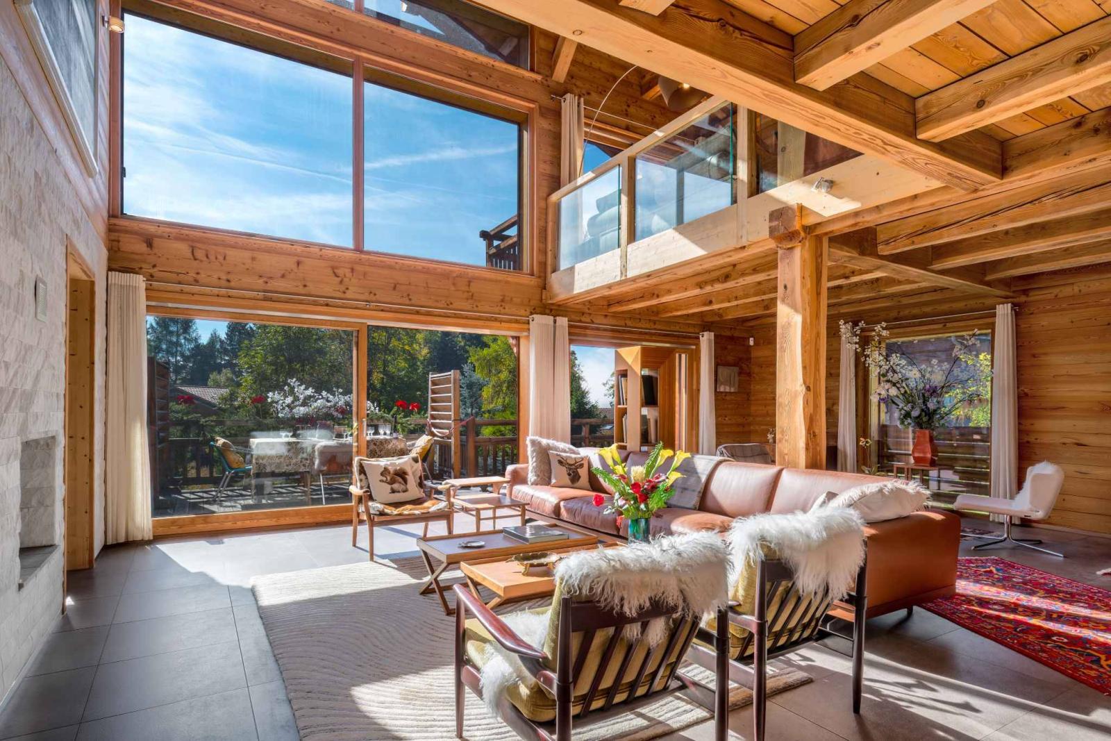 Un chalet Bayrou à vendre à Villars-sur-Ollon - L'art de la construction alpine de Megève à Crans-Montana
