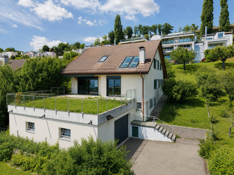 Villa individuelle de 6,5 pièces avec panorama sur le Léman et les Alpes
