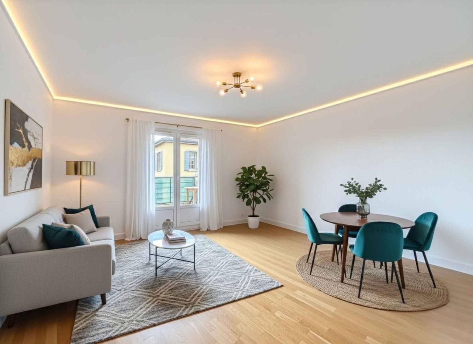 3,5 pièces au centre de Morges 