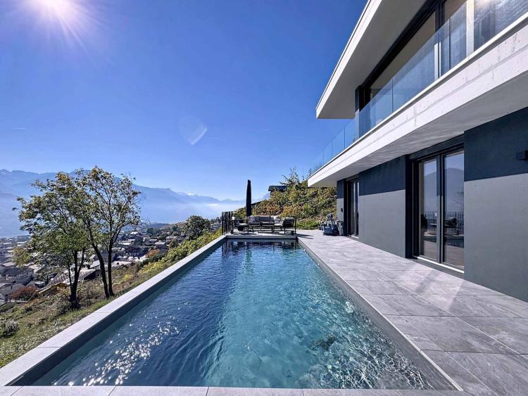 Villa avec piscine -vue panoramique 