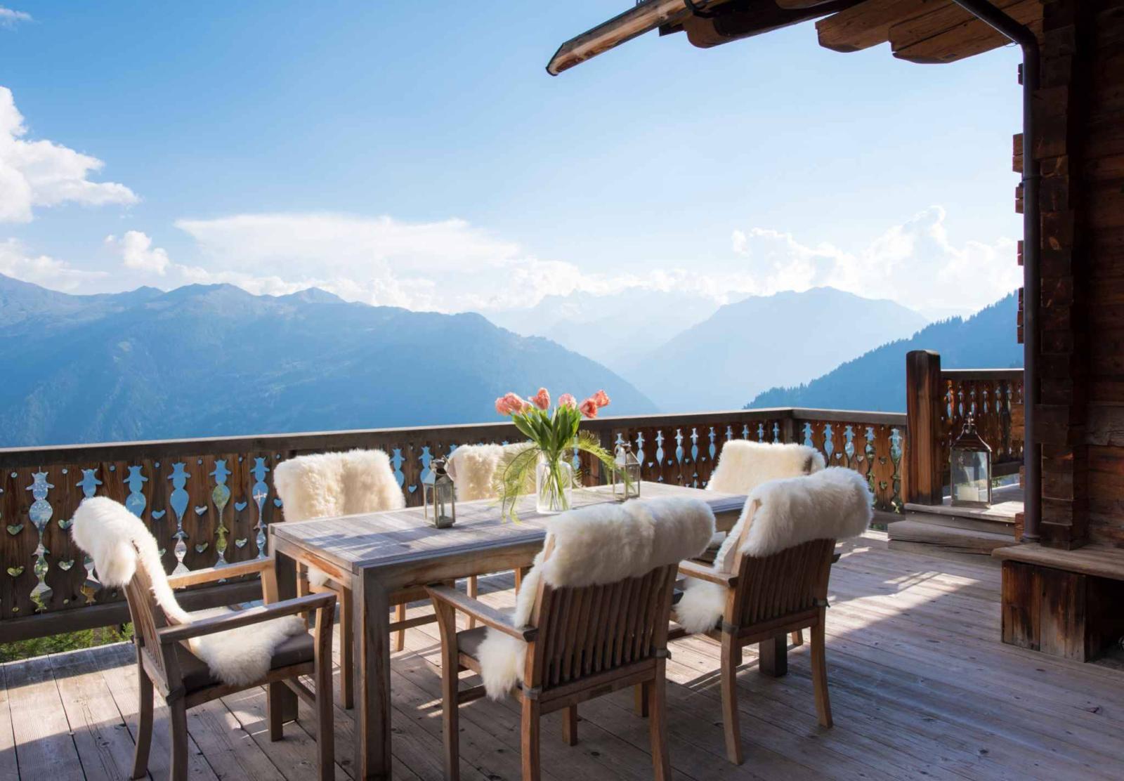 Chalet de prestige avec vue panoramique