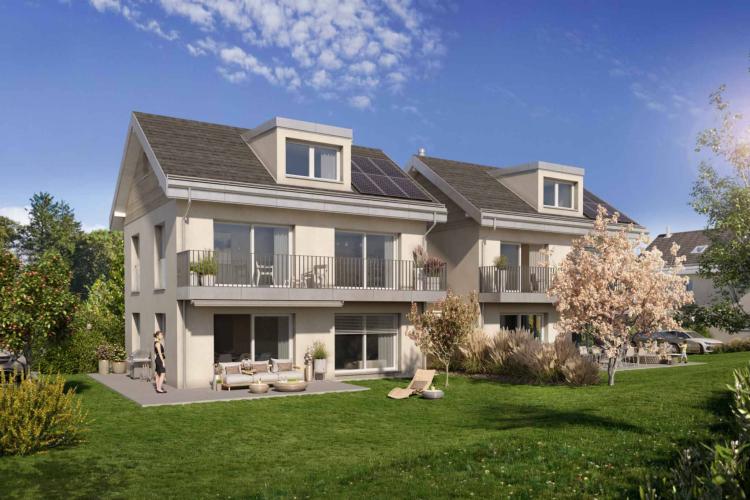 VILLA A – Villa semi-individuelle avec jardin au centre de Savigny