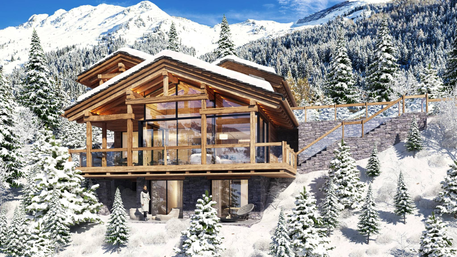 Superbe chalet à construire à Chevillard