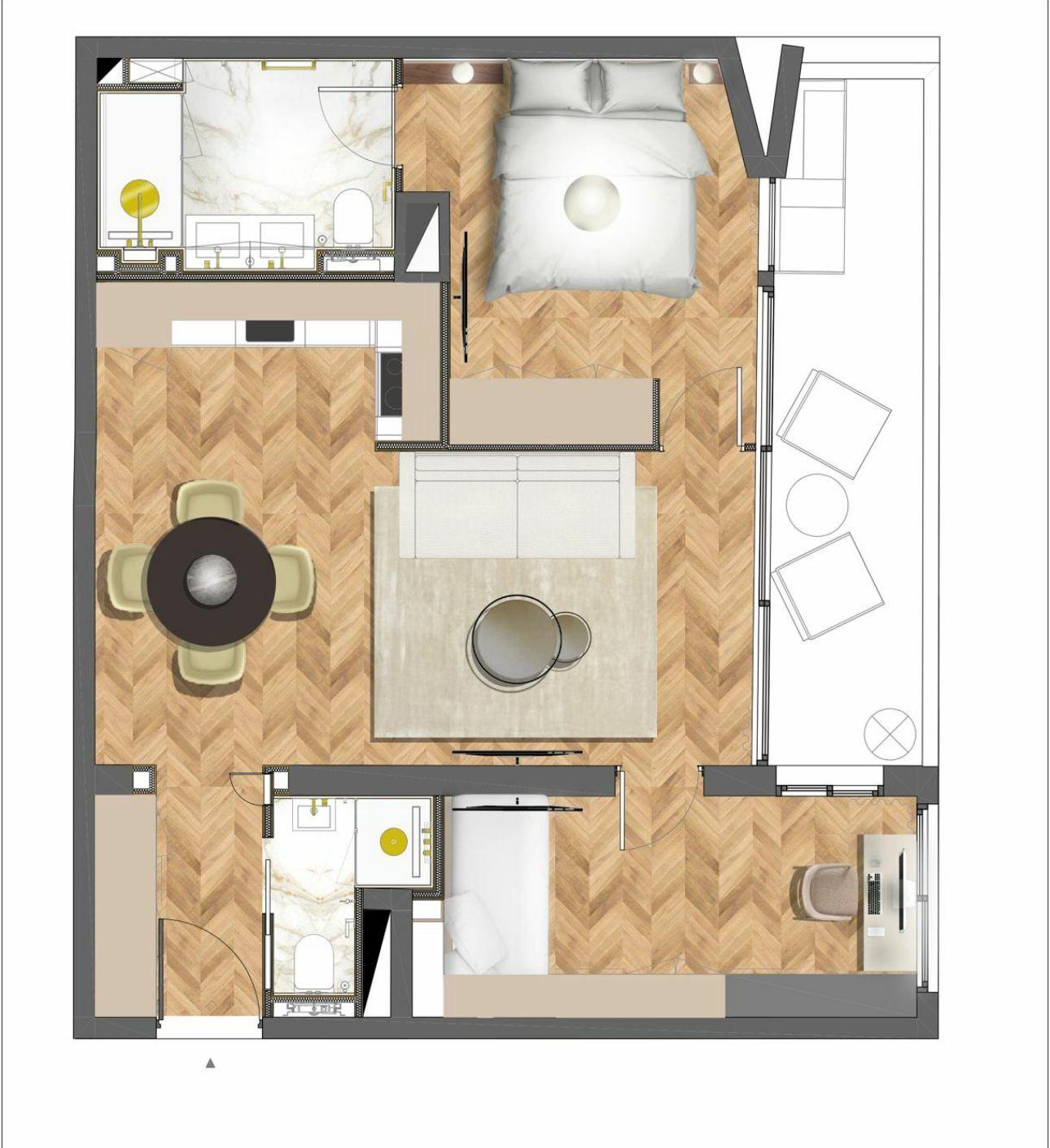 MONTE-CARLO - ENTIEREMENT RENOVE - 3P -MILLEFIORI