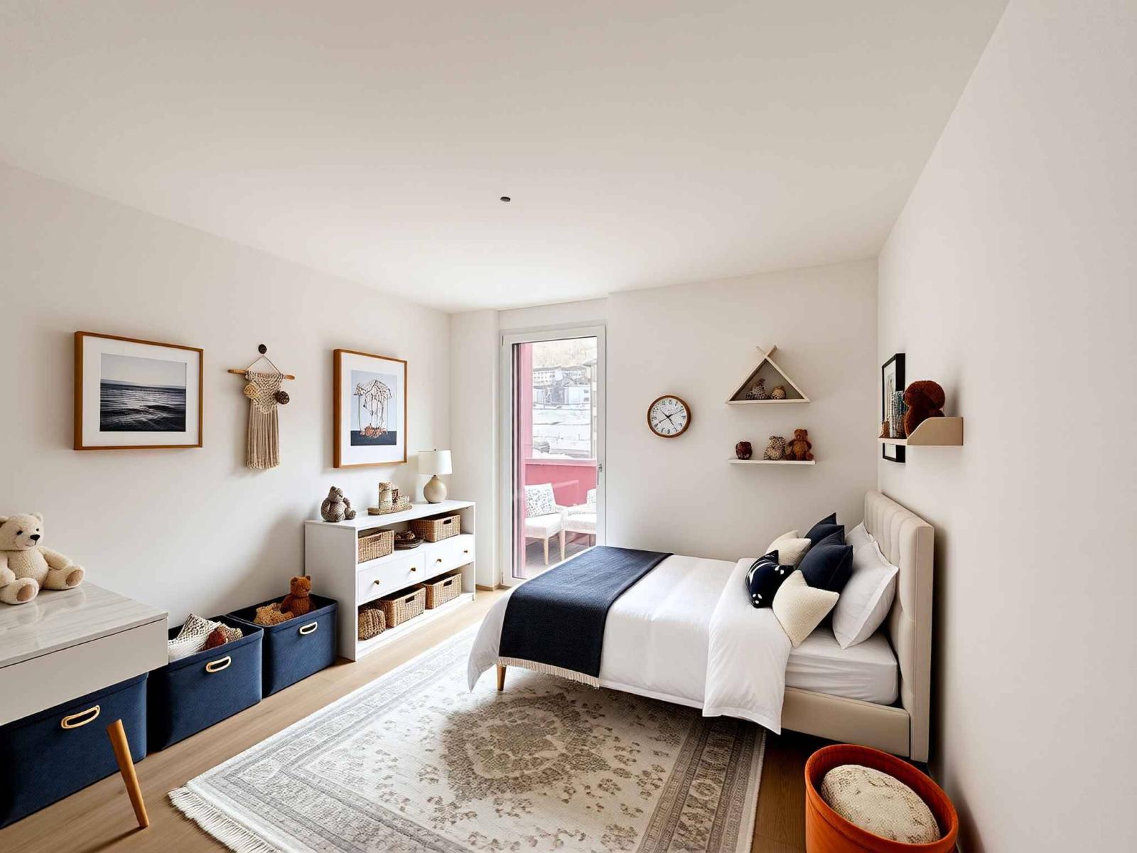 Élégant attique contemporain avec grande terrasse