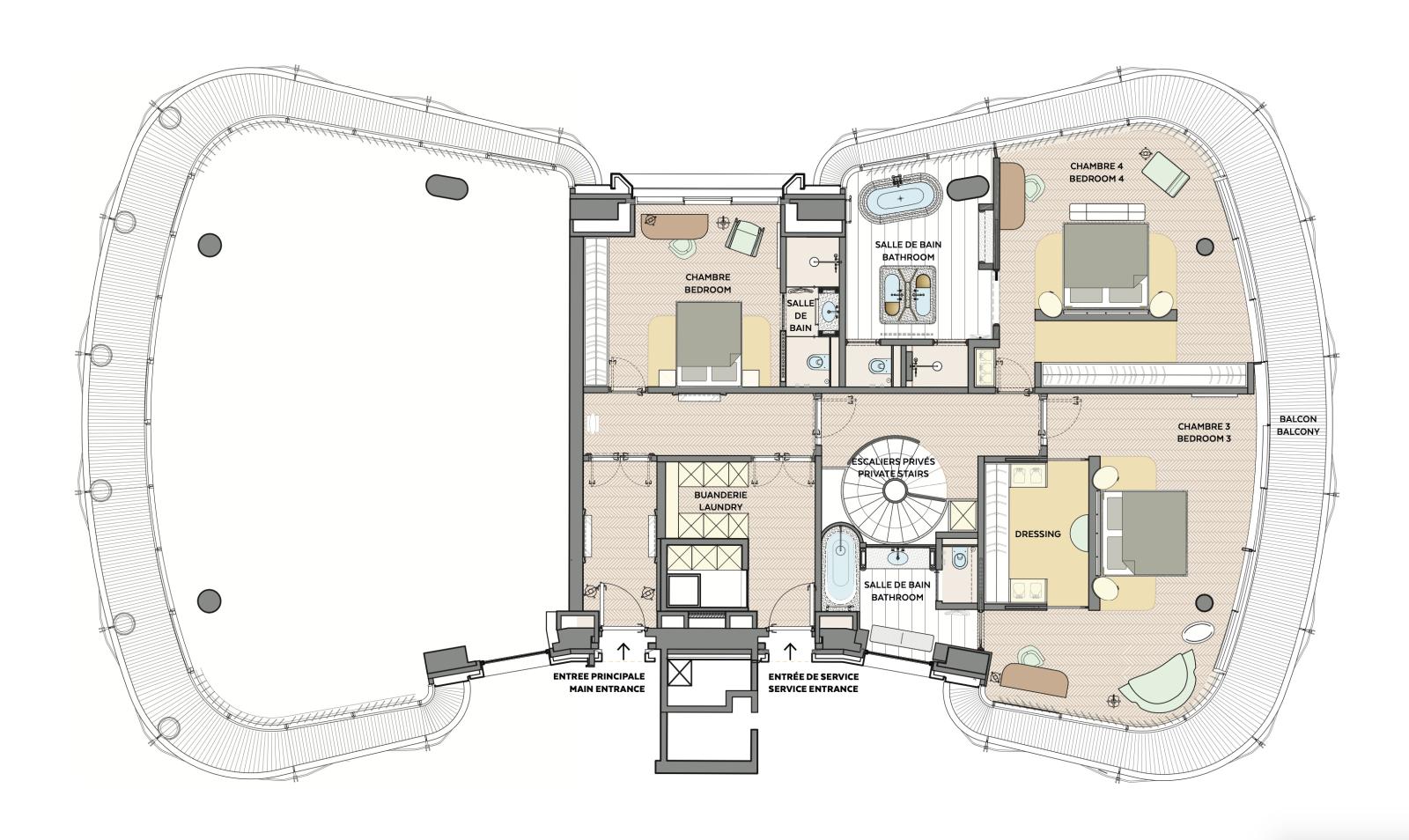 LUXUEUX DUPLEX – RÉSIDENCE DE STANDING