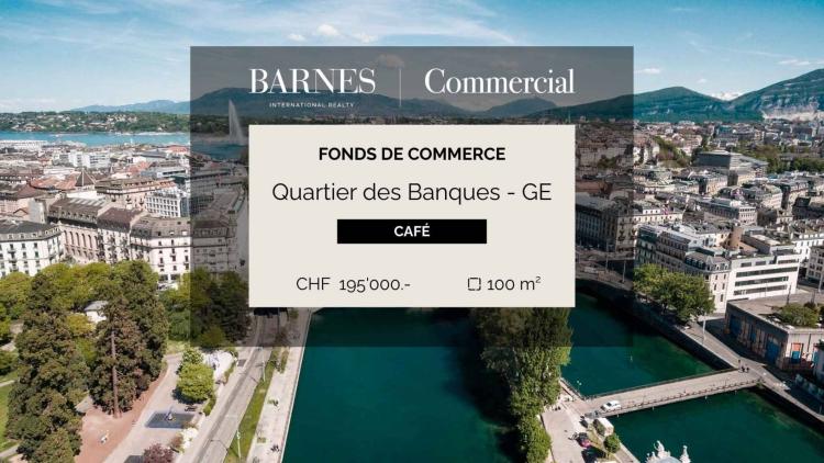 Fonds de commerce - Café - Quartier des Banques - Hyper Centre Genève