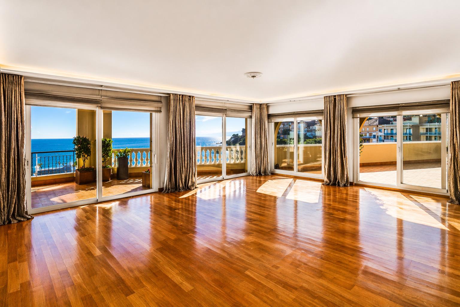 Fontvieille: Appartement d’exception avec terrasse et piscine privative face à la mer