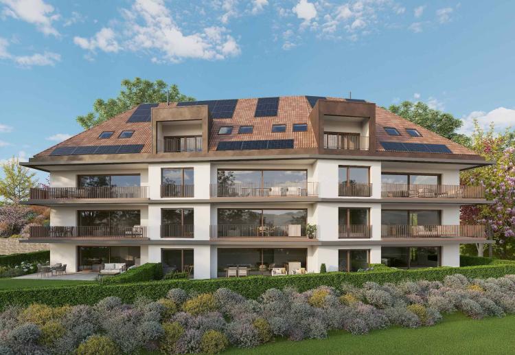 Nouveau : Appartement neuf de 5,5 pièces avec vue lac