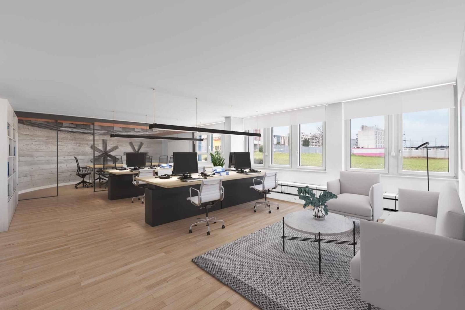 Bureaux de 164m2 - lumineux à proximité de l'aéroport et de la Place des Nations