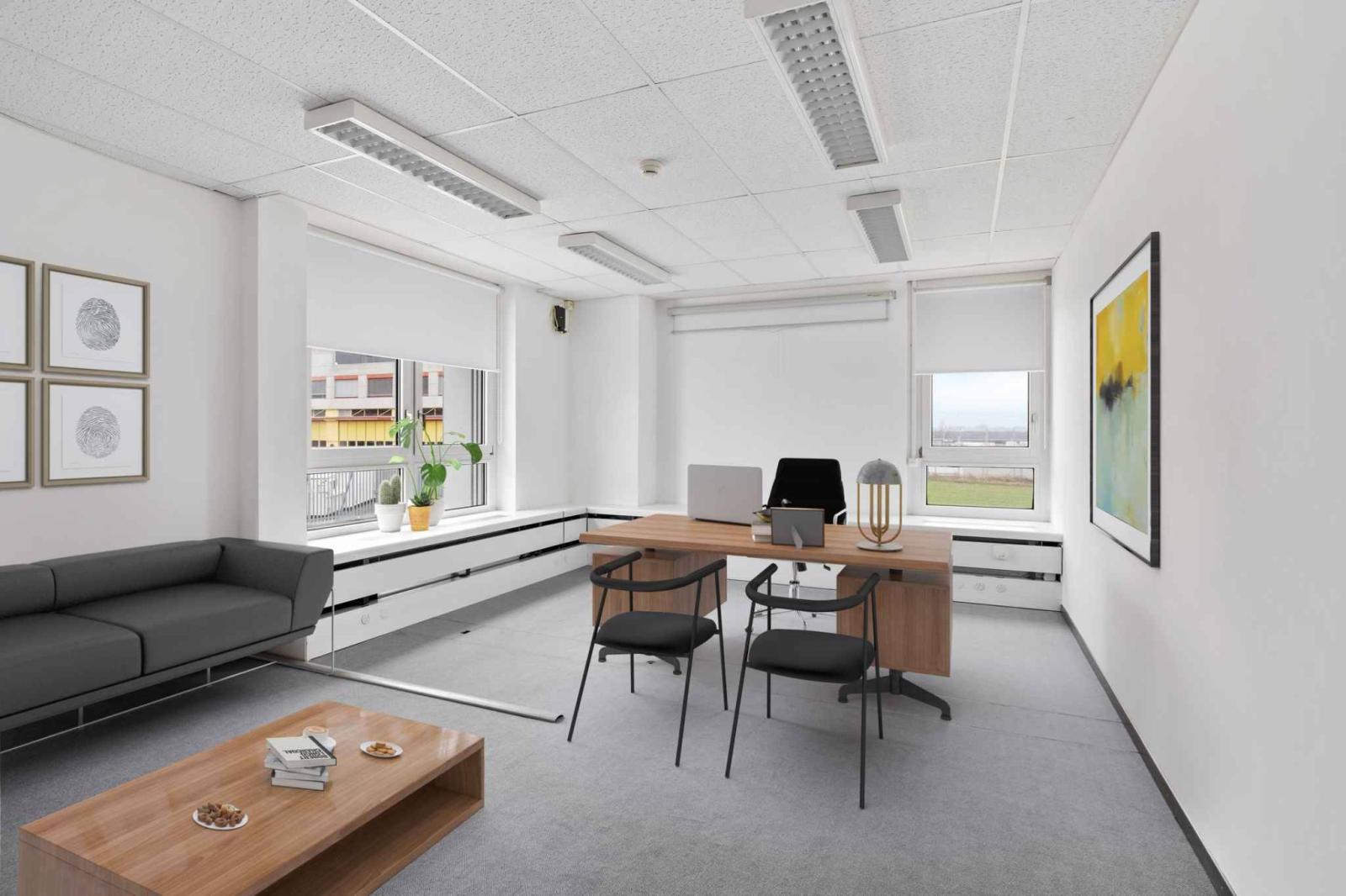 Bureaux 169m2 lumineux à proximité de l'aéroport et de la Place des Nations