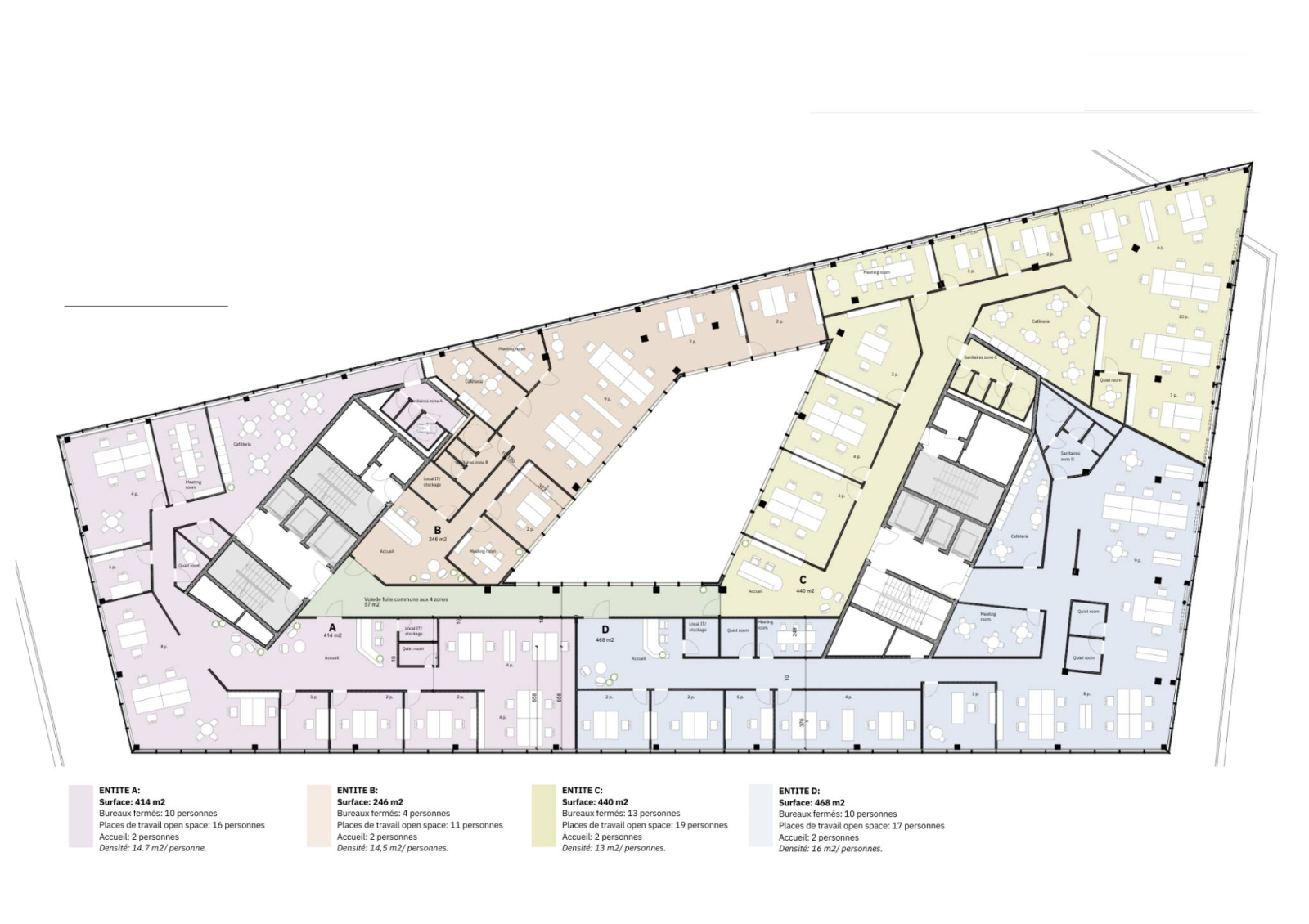 Bureaux d’exception au cœur du Quartier de l’Étang – jusqu’à 1’600 m² divisibles