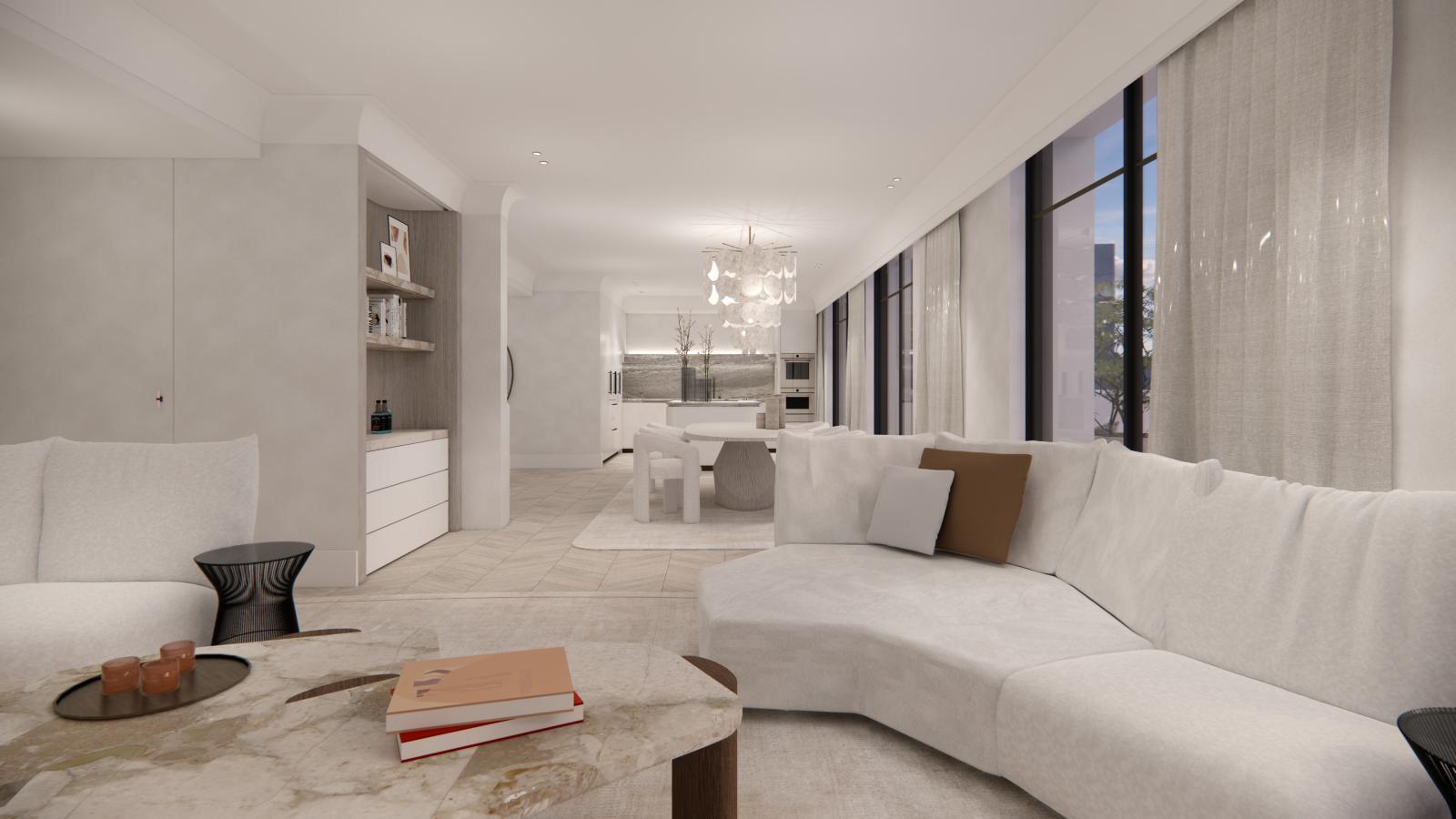 Boulevard des Moulins : Duplex Penthouse Entièrement Rénové