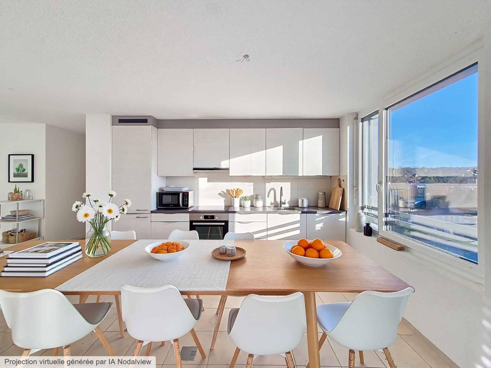 Spacieux attique de 3,5 pièces au centre ville