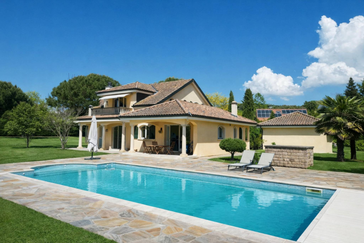 Magnifique villa individuelle de style méridional avec piscine