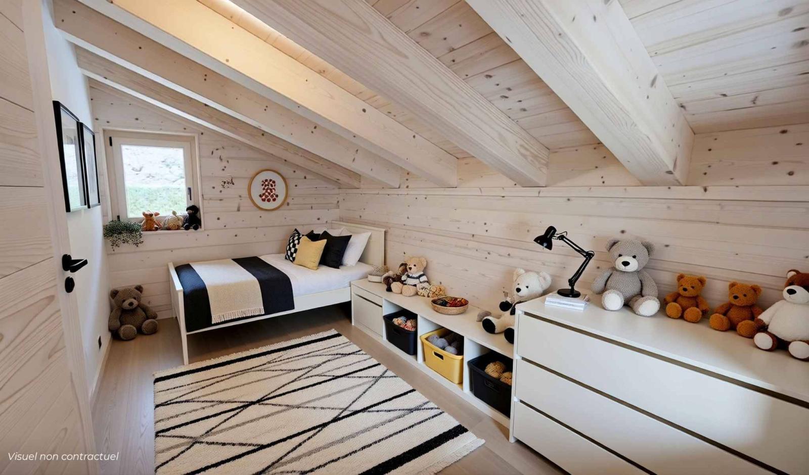 Projet neuf – Chalet individuel en mélèze à fort potentiel énergétique