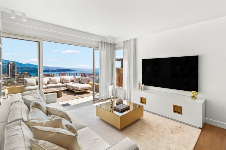 Le Bettina : Penthouse Duplex avec Piscine Privée et vue Panoramique sur la Principauté