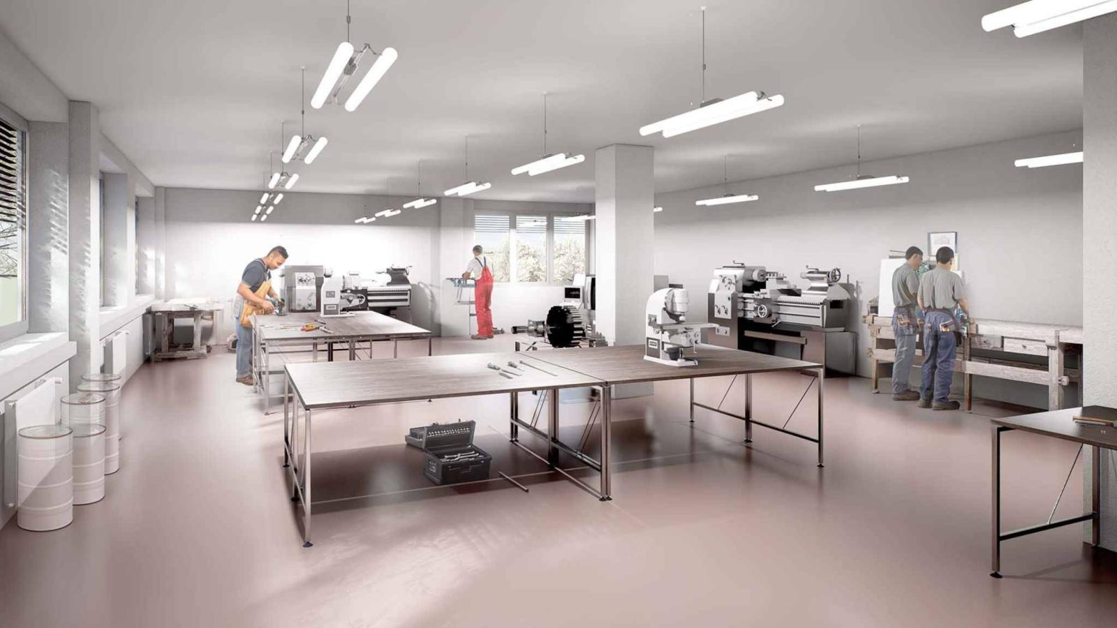 Atelier,dépôt, locaux de 490 m2 à louer à Lausanne