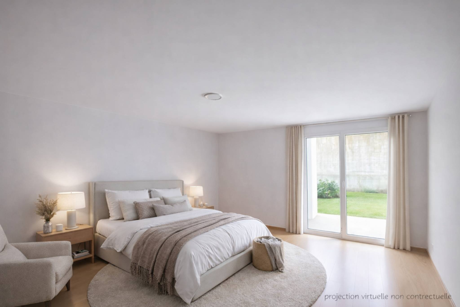 Appartement de 3,5 pièces avec grand jardin